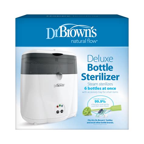 dr.brown sterilizer|Dr. Brown’s Deluxe Electric Sterilizer for Baby Bottles。